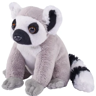 Wild Republic Pocketkins Eco*Pocketkins Eco Ring Tailed Lemur Stuffed Animal - 5"