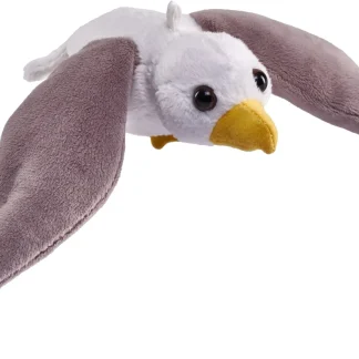 Wild Republic Pocketkins Eco*Pocketkins Eco Sea Gull Stuffed Animal - 5"