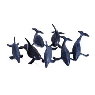 Wild Republic Polybag*Polybag of Whale & Dolphin Figurines