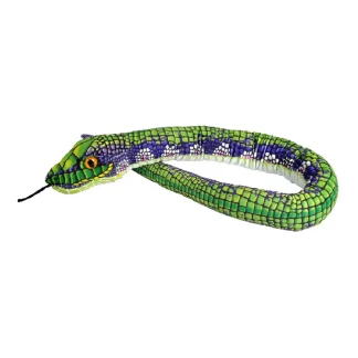 Wild Republic Plush Snakes*Printed Green Scales Snake Stuffed Animal - 54"