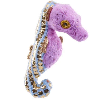 Wild Republic Foilkins*Purple Seahorse Stuffed Animal - 6"