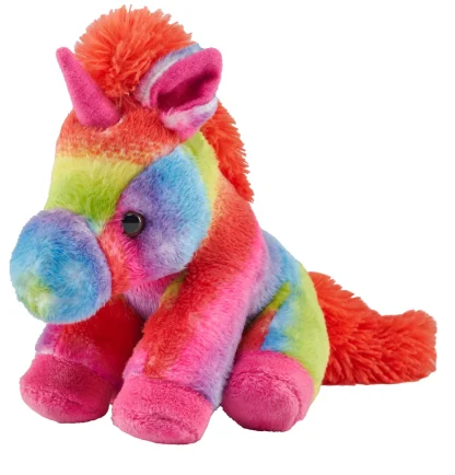 Wild Republic Pocketkins Eco*Rainbow Pocketkins Eco Unicorn Stuffed Animal - 5"
