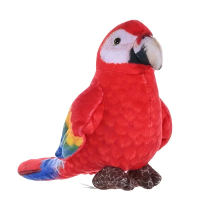 Wild Republic Rainforest Series*Rainforest Birds Scarlet Macaw Stuffed Animal - 4.5"