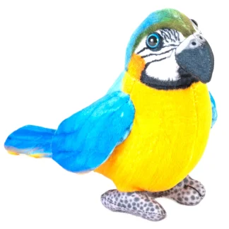 Wild Republic Rainforest Series*Rainforest Birds Spixs Macaw Stuffed Animal - 4.5"