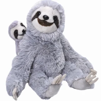 Wild Republic Mom & Baby*Sloth - Mom & Baby 12"