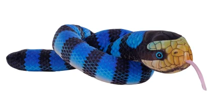 Wild Republic Plush Snakes*Snakesss Eco Yellow Lipped Snake Stuffed Animal - 54"