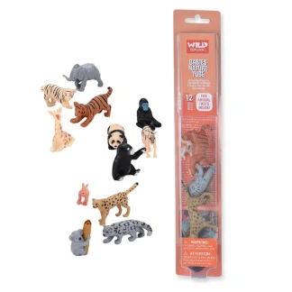 Wild Republic Nature Tube*Tube of Baby Animal Figurines with Playmat