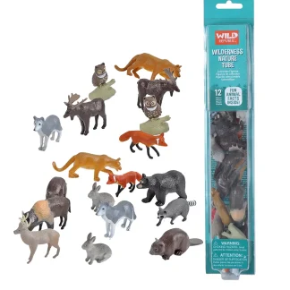 Wild Republic Nature Tube*Tube of North American Figurines with Playmat