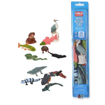 Wild Republic Nature Tube*Tube of North American Figurines with Playmat