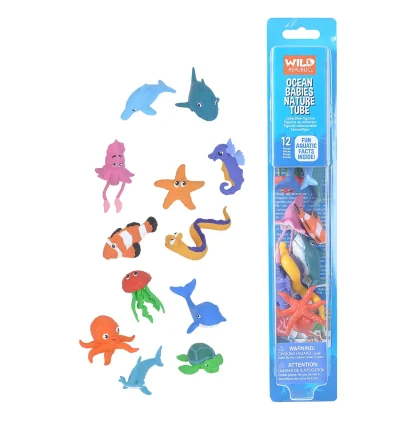 Wild Republic Nature Tube*Tube of Ocean Babies Figurines