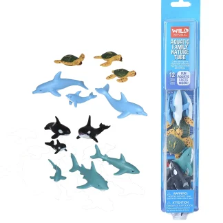 Wild Republic Nature Tube*Tube of Ocean Family Figurines