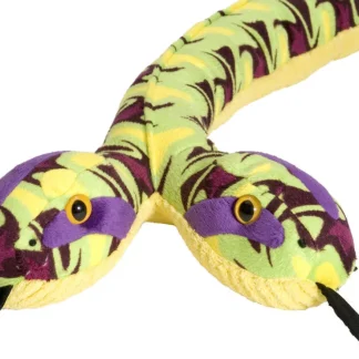 Wild Republic Plush Snakes*Two-Headed Snake Stuffed Animal - 54"