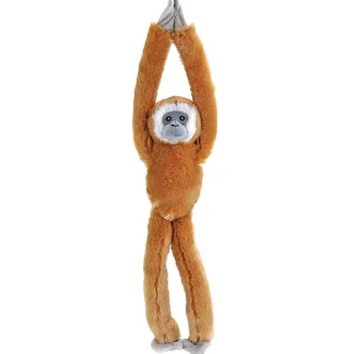 Wild Republic Hanging Monkeys*White Handed Gibbon Stuffed Animal - 22"