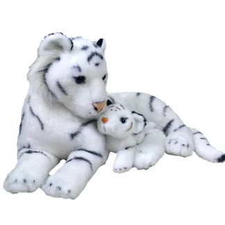 Wild Republic Mom & Baby*White Tiger Stuffed Animal - Mom And Baby 12"