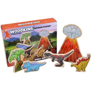 Wild Republic Woodkins*Woodkins - Dino Adventure